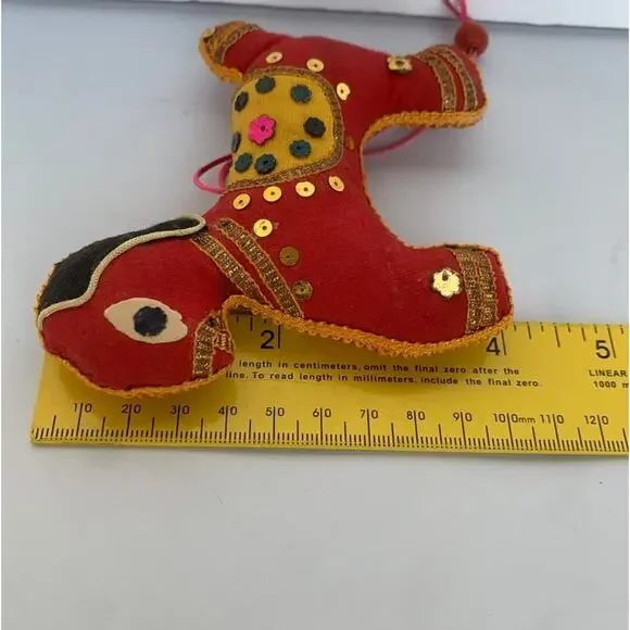Vintage Folk Art Dog Ornament - Picture 6 of 6